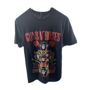 Guns N Roses Appetite For Destruction 1988 Tour Graphic T-Shirt Black Small NEW